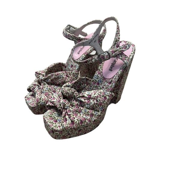 Jeffrey Campbell knot 2 day platform heels size 8 - Picture 4 of 8